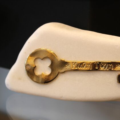 Γούρι Καράβι σε Φυσικό Μάρμαρο Θάσου