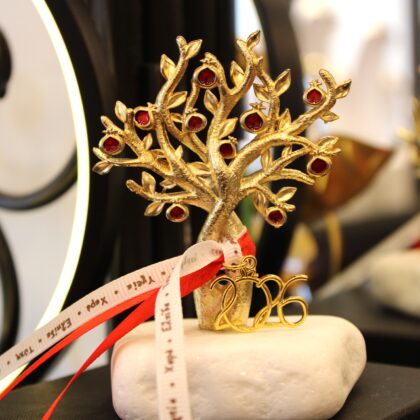 Γούρι Χριστουγεννιάτικο Δέντρο σε Μάρμαρο Θάσου